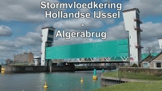 Stormvloedkering Hollandse IJssel  Algerabrug [upl. by Amsirak]