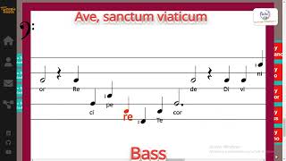 Ave sanctum viaticum  Bass [upl. by Austina]