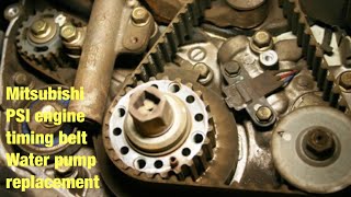 Hyster amp yale forklift  PSI engine  timing belt water pump replacement [upl. by Chrisman]