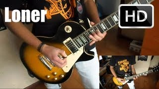 Black Sabbath Loner guitar cover with solos  Lyrics HD [upl. by Cimbura864]