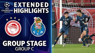 Olympiacos vs Porto Extended Highlights  UCL on CBS Sports [upl. by Edik]