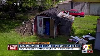 Neighbors shocked after missing Blanchester Ohio woman rescued from pit under shed [upl. by Rednasxela189]