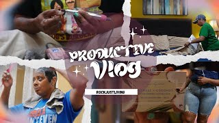 Productive Vlog  Getting Things Done  unboxing vlogs lifeafter50 shorts cleaningmotivation [upl. by Farhi810]