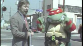 SCRTD  1990  quotBlue Line Safety Release with Sheriffs Dept and Ninja Turtlesquot [upl. by Allimak]