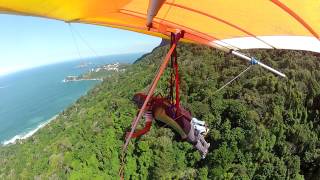 Amazing Hang Gliding in Rio de Janeiro [upl. by Vanny]