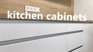 diy frameless kitchen cabinets [upl. by Sibbie]