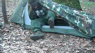 GEERTOP 1 person bivy tent set up and review [upl. by Ahsirt]