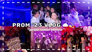 A LEVEL PROM 23 VLOG ☁️💫💜 prom comm edition [upl. by Maze]