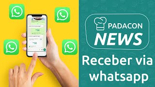 Como receber pagamentos via WhatsApp Business  PADACON NEWS [upl. by Marler806]