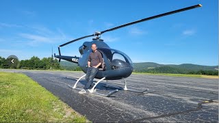 Rotorway RotorX JetExec Experimental Helicopter  First Solo Airport Circuits [upl. by Daney]