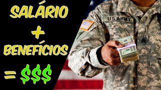 Quanto ganha um militar nos EUA Salário e Benefícios  Parte 1 [upl. by Georgine397]