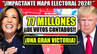 ¡¡¡ÚLTIMOS RESULTADOS DE VOTACIÓN TEMPRANA ¡Impactante Mapa Electoral 2024 Kamala vs Trump [upl. by Louis]