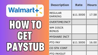 How To Get Paystub From Walmart [upl. by Kelwin]