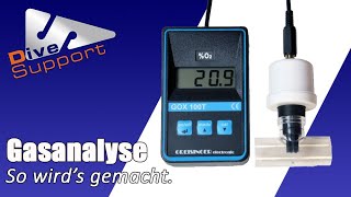 Gasanalyse Nitrox  Trimix So wirds gemacht  DiveSupport [upl. by Nnasus]