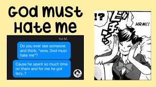 God Must Hate Me  Michimiya Angst  Haikyuu Lyric “Prank”  HQ Text [upl. by Kahaleel]