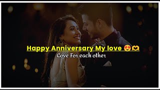 Happy Anniversary my love status  Aniversary poetry status  Happy Anniversary poetry  Love life [upl. by Amrak629]