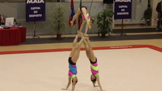 Gymnastics  Maia International Acro Cup  POR GCP W3 Junior Combined [upl. by Riamu]