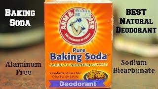 BAKING SODA BEST NATURAL DEODORANT [upl. by Erodavlas]