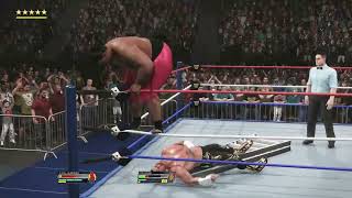 BANZAI DROP ON LADDER  WWE 2K22 [upl. by Bolan]