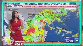 Tracking the Tropics Potential Tropical Cyclone Six forms ahead of peak of hurricane season [upl. by Aleck]