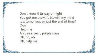 Jimi Hendrix  Purple Haze Lyrics [upl. by Imac978]