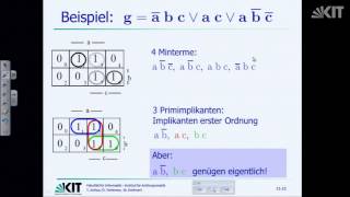 12 Minimierungsverfahren KVDiagramm Disjunktive Minimalverfahren AirbagSteuerung [upl. by Breena524]