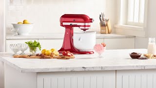 Ice cream maker for mixer  KitchenAid [upl. by Zetnauq]