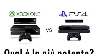 Xbox One vs Playstation 4 qual è la più potente [upl. by Trini]