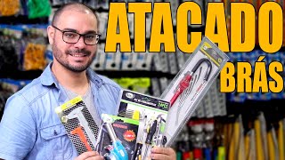 ATACADO NO BRÁS  MUITA MERCADORIA BOA PARA REVENDER [upl. by Ahseat]