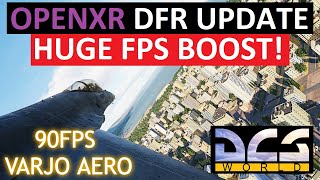 DCS World DFR UPDATE is a GAME CHANGER VARJO AERO ULTRA SETTINGS DOF Reality H2  F16 ENGINE OUT [upl. by Joan]