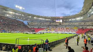 Choreographie Cannstatter Kurve quotZurück in Europaquot championsleague vfbstuttgart acspartapraha [upl. by Ynnaej]