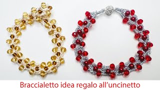 Braccialetto idea regalo alluncinetto [upl. by Eiraminot]