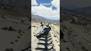 Autarch vs 34 Planes gta shorts [upl. by Arodaeht]