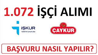 1072 İŞÇİ ALIMI KPSS ŞARTSIZ amp KPSS 60 PUANLA 1072 GEÇİCİ İŞÇİ ALIMI ÇAYKUR ALIMI [upl. by Ragan183]