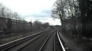 Führerstandsmitfahrt SBahn Berlin Wannseebahn Teil 2 Lichterfelde West  Mexikoplatz [upl. by Elleraj]