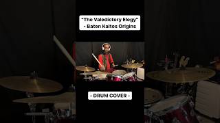 “The Valedictory Elegy”  Baten Kaitos Origins  DRUM COVER shorts drumcover batenkaitos [upl. by Avik964]