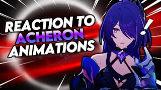 THESE ACHERON ANIMATIONS OMG  Honkai Star Rail [upl. by Grissom]