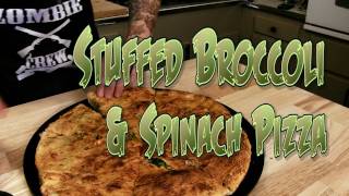 Pizza Stuffed Broccoli amp Spinach  The Vegan Zombie [upl. by Alley]