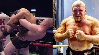 Crazy Russian giant almost tore off his opponents head Old school fights without rules [upl. by Kehr]