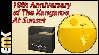 Kangaroo at Sunset 10th Anniversary 1 Oz Gold Coin from Australia 2016 in Proof from EMKcom [upl. by Nyladnar]