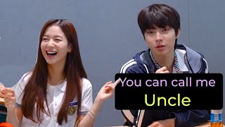 Hwang Inyeop and Noh Jeongeui making fun of their age gap [upl. by Acinorev]