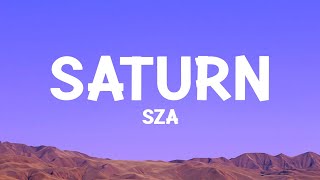 sza  Saturn Lyrics [upl. by Emera523]