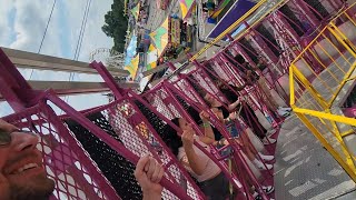 Round Up ride at Indiana State Fair August 11th 2023 [upl. by Ahsiket]