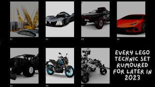 Every LEGO Technic set Rumoured for later in 2023 7 New Sets [upl. by Gennifer]