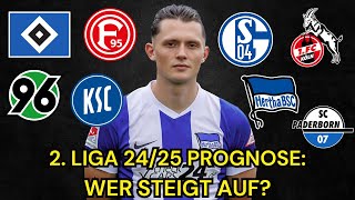 2 Liga 2425 Aufstiegsprognose Wer schafft den AUFSTIEG [upl. by Ailssa830]