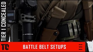 Tier 1 Concealed OWB Battle Belt Setup  How We Set Up Our RangeBattle Belts [upl. by Adnale788]