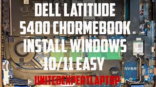 Anyone install windows on dell latitude 5400 Chromebook  5400 Chormebook install windows 11 easy [upl. by Yona266]