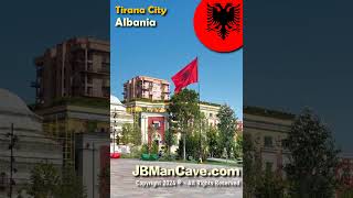 TIRANA CITY in ALBANIA JBManCavecom Shorts [upl. by Mastrianni]