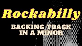 ROCKABILLY Backing Track in A minor [upl. by Neeruan]