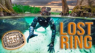 Searching For LOST CHAMPIONSHIP RING Underwater 25000 [upl. by Edmon]